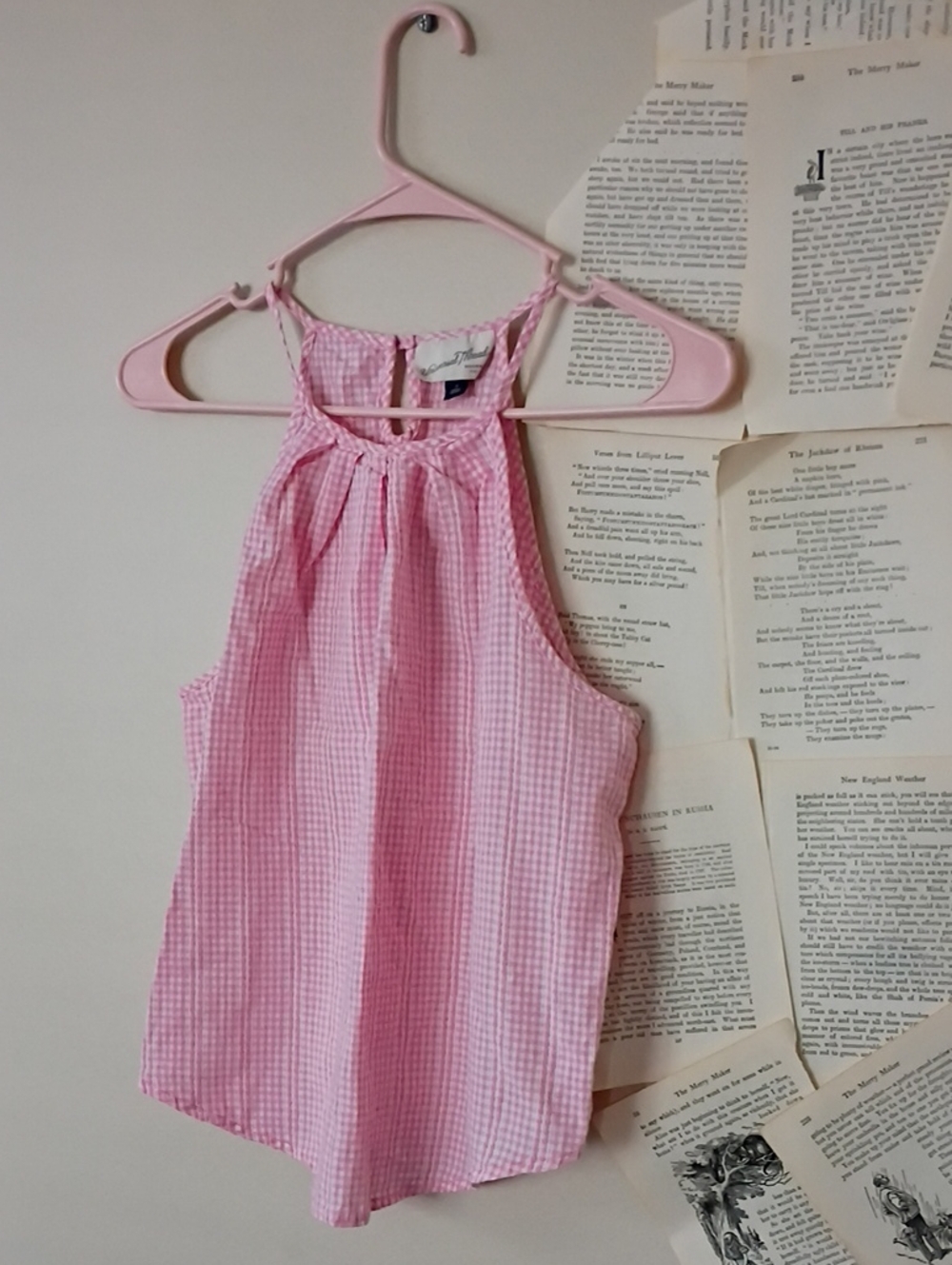 Lovely Pink Gingham Top